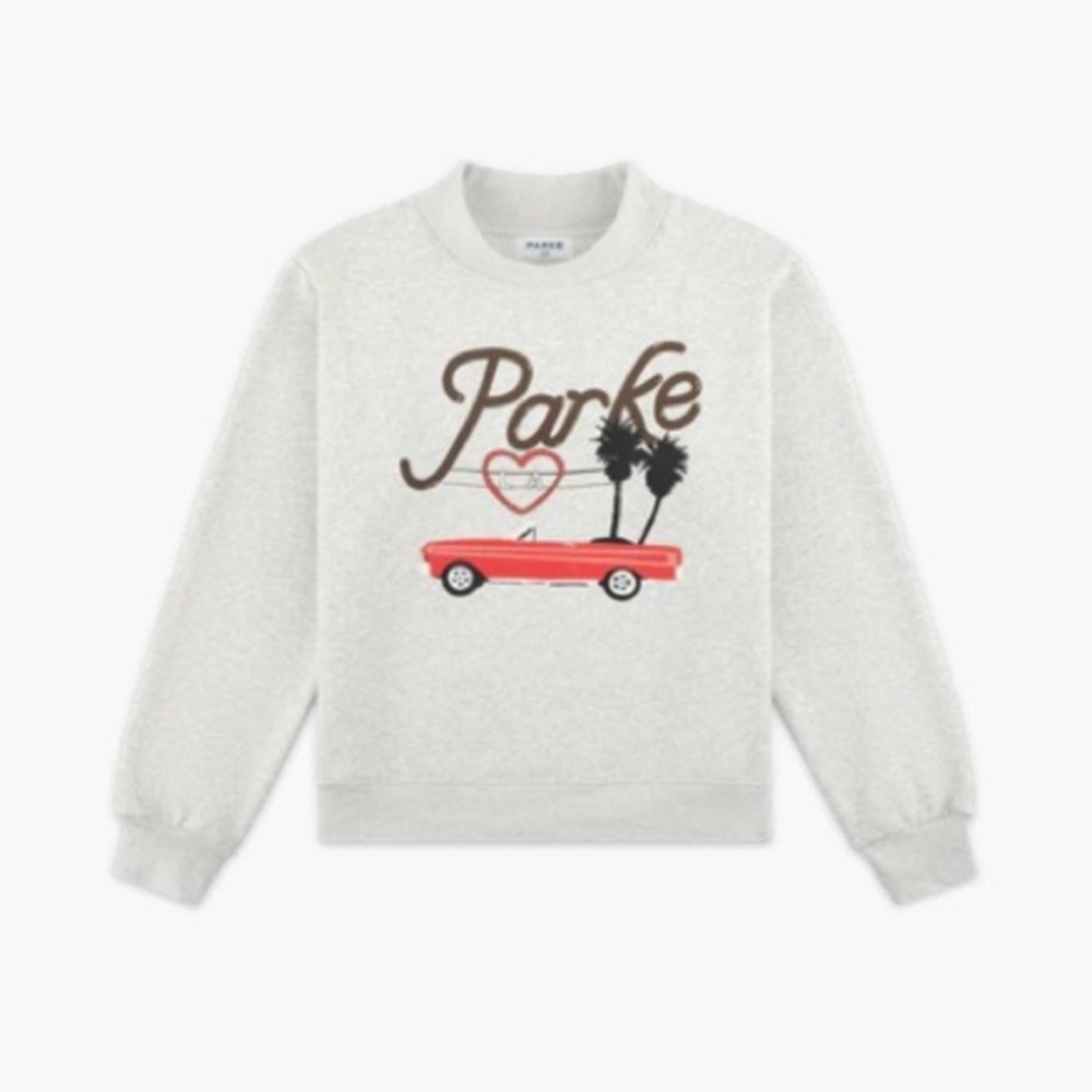 PARKE Fleece Los Angeles Graphic Mockneck - Picture 3 of 5